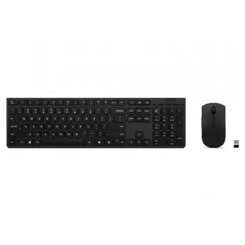 Lenovo 4X31R64357 tastatūra un pele Office RF bezvadu + Bluetooth QWERTY Nordic melna