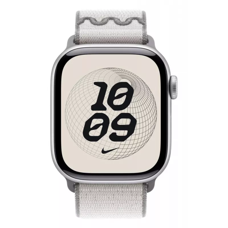 Siksna Apple 42mm Veiled pelēka Nike Sport Loop Pelēka 130-190 mm
