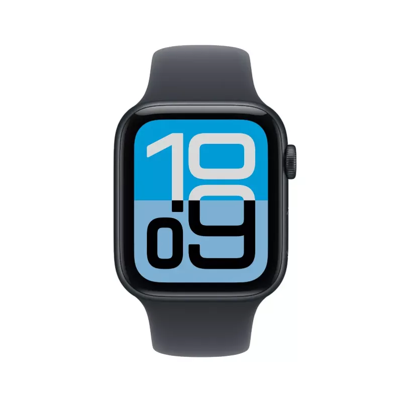Apple Watch SE 3 GPS 44mm Midnight Aluminium Case ar Midnight Sport Band S/M