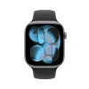 Viedpulkstenis Apple Watch Series 11 GPS 46mm Space Grey Aluminium Black Sport Band M/L