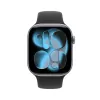 Apple Watch Series 11 GPS + Cellular 46mm Space Grey Aluminium korpuss ar Black Sport siksniņu - M/L
