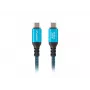 USB-C kabelis LANBERG CA-CMCM-44CU-0005-BK 0.5 m — USB4 Gen 2x2, 40 Gbit/s, 240 W, melns