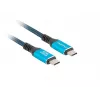 USB-C kabelis LANBERG CA-CMCM-44CU-0005-BK 0.5 m — USB4 Gen 2x2, 40 Gbit/s, 240 W, melns