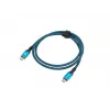USB-C kabelis LANBERG CA-CMCM-44CU-0005-BK 0.5 m — USB4 Gen 2x2, 40 Gbit/s, 240 W, melns