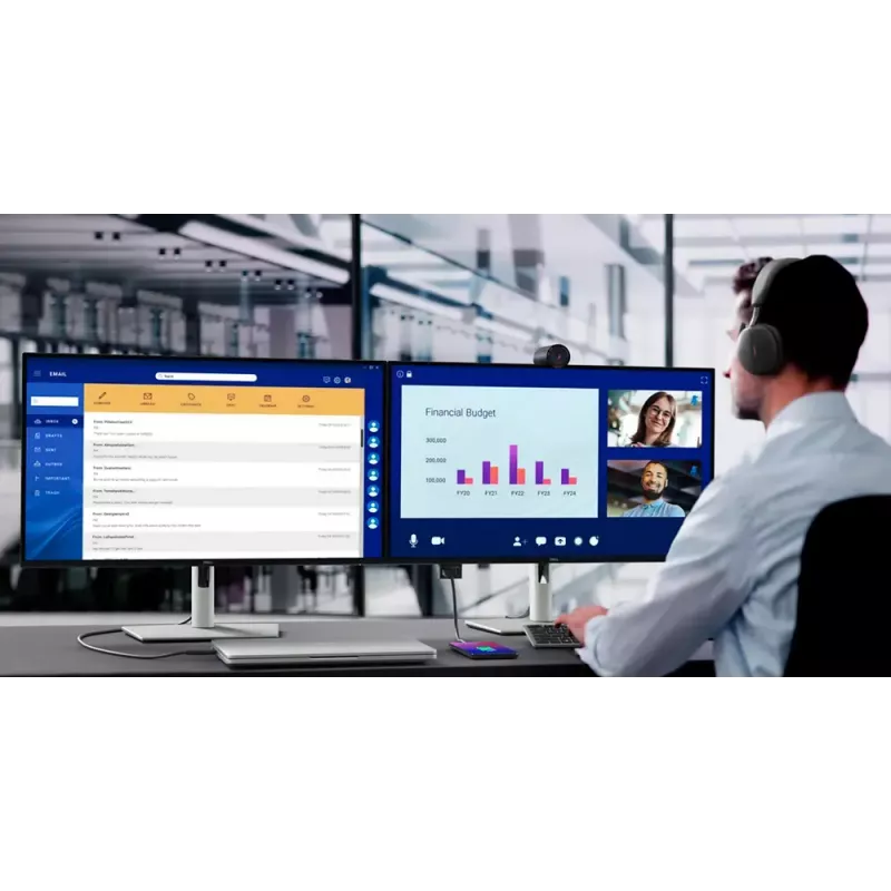 DELL Pro Plus P2725DE datora monitors 27 collu 2560 x 1440 Quad HD Melns Sudrabs