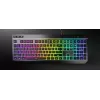 Vadu pilnizmēra spēļu tastatūra Genesis Rhod 530, USB, QWERTY US, membrāna, RGB fona apgaismojums, 114 taustiņi, 1,8 m kabelis, melna