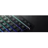 Vadu pilnizmēra spēļu tastatūra Genesis Rhod 530, USB, QWERTY US, membrāna, RGB fona apgaismojums, 114 taustiņi, 1,8 m kabelis, melna