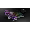 Vadu pilnizmēra spēļu tastatūra Genesis Rhod 530, USB, QWERTY US, membrāna, RGB fona apgaismojums, 114 taustiņi, 1,8 m kabelis, melna