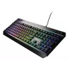 Vadu pilnizmēra spēļu tastatūra Genesis Rhod 530, USB, QWERTY US, membrāna, RGB fona apgaismojums, 114 taustiņi, 1,8 m kabelis, melna