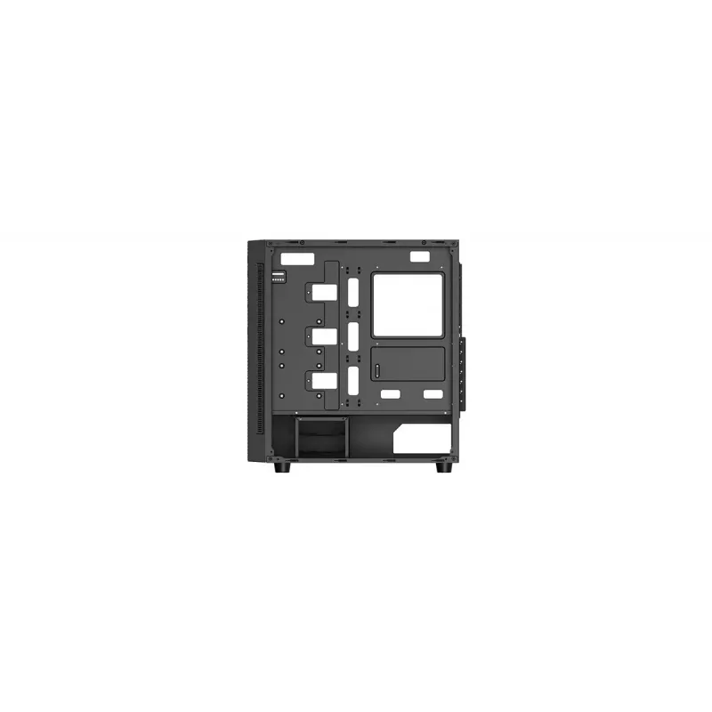 PC korpuss DeepCool Matrexx 55 Mesh Midi Tower Melns — ATX, rūdīts stikls, atbalsta 120/140 mm ventilatorus