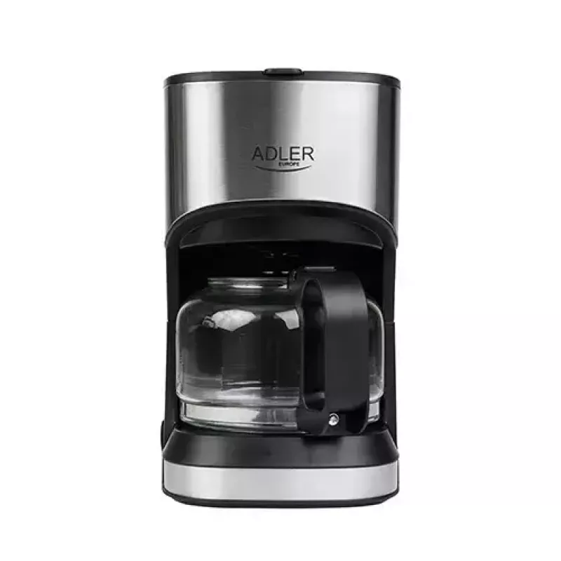 Pilienu kafijas automāts Adler AD 4407, 550 W, 0,7 L krūze, sudrabs/melns, pusautomātisks