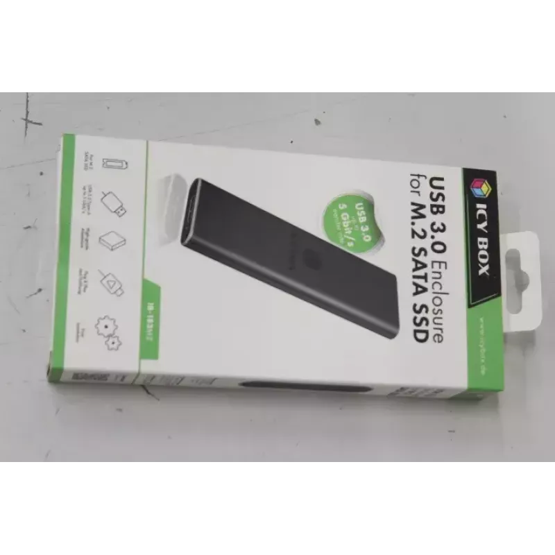 SSD disks Icy Box 1x mSATA SSD uz USB 3.0 resursdators alumīnija melns IB-183M2