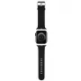 Pulksteņa siksniņa Karl Lagerfeld Strap KLAWLSLKCNK 3D gumija Apple Watch 42/44/45/49 mm Melna