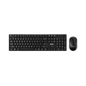 Acer GP.ACC11.03M klaviatūra ar peli, mājas birojam, USB, melna, pelēka