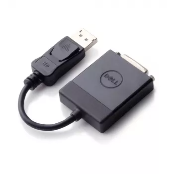 DELL 470-ABEO video kabeļa adapteris DisplayPort–DVI, melns