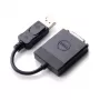 DELL 470-ABEO video kabeļa adapteris DisplayPort–DVI, melns