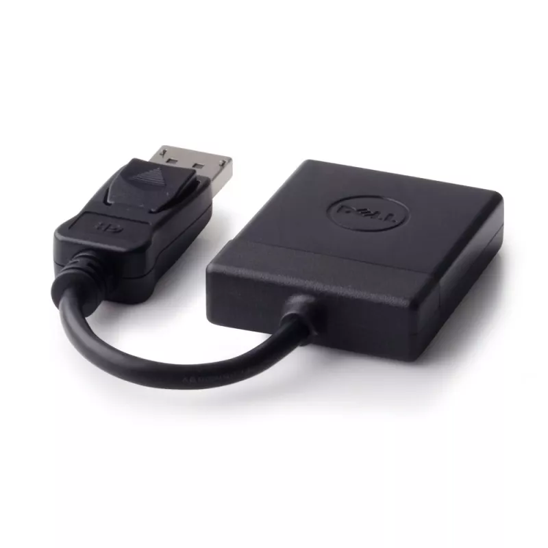 DELL 470-ABEO video kabeļa adapteris DisplayPort–DVI, melns