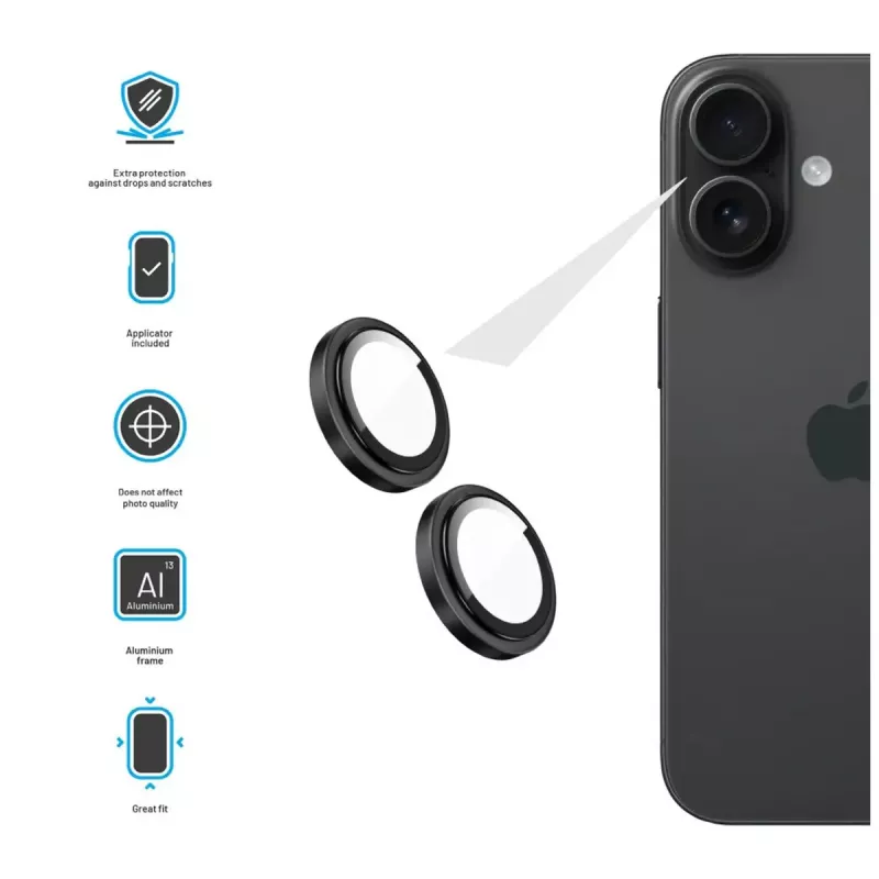 Fixed Camera Glass for Apple iPhone 17 — Glass Melns