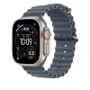 Siksniņa Apple Natural Titanium Finish MGCC4ZM/A zila fluoroelastomēra 49mm