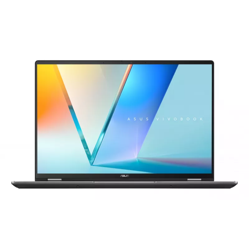 Hibrīds 2-in-1 klēpjdators ASUS Vivobook 16 Flip TP3607SH-RJ013W — Intel Core Ultra 7 258V, 16 collu 3K skārienekrāns, 16 GB LPDDR5x, 512 GB SSD, NVIDIA GeForce RTX 5050, WIN11 Home, pelēks