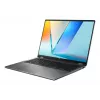 Hibrīds 2-in-1 klēpjdators ASUS Vivobook 16 Flip TP3607SH-RJ013W — Intel Core Ultra 7 258V, 16 collu 3K skārienekrāns, 16 GB LPDDR5x, 512 GB SSD, NVIDIA GeForce RTX 5050, WIN11 Home, pelēks