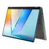 Hibrīds 2-in-1 klēpjdators ASUS Vivobook 16 Flip TP3607SH-RJ013W — Intel Core Ultra 7 258V, 16 collu 3K skārienekrāns, 16 GB LPDDR5x, 512 GB SSD, NVIDIA GeForce RTX 5050, WIN11 Home, pelēks