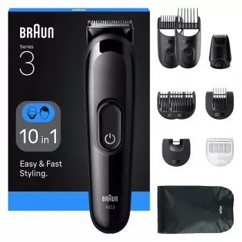 Braun AIO3560 matu trimmeris/frizieris Melns 14 Niķeļa-metāla hidrīda (NiMH)