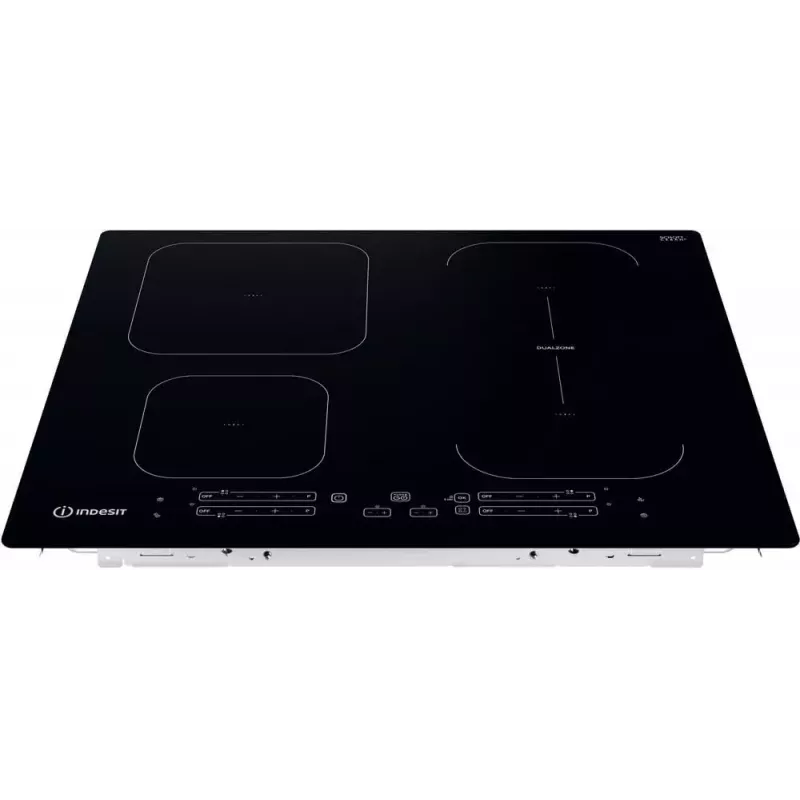Indesit IB 65B60 NE melna iebūvējama 59 cm zonas indukcijas plīts 4 zonām(-s)