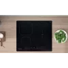 Indesit IB 65B60 NE melna iebūvējama 59 cm zonas indukcijas plīts 4 zonām(-s)
