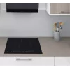 Indesit IB 65B60 NE melna iebūvējama 59 cm zonas indukcijas plīts 4 zonām(-s)