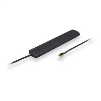 Tīkla antena TELTONIKA PR1AS420 — 2 dBi, 0,824–0,96 / 1,71–2,17 GHz, 50 Ω, SMA vīrišķais, lineāra, melna