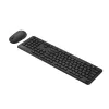 Bezvadu tastatūras un peles komplekts ASUS CW100 — ASV izkārtojums, melns, pilna izmēra QWERTY tastatūra, 1600 DPI pele