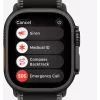 Viedpulkstenis Apple Watch Ultra 3 GPS + Cellular 49mm Melns Titāna Korpuss ar Melnu Alpine Loop Vidēju