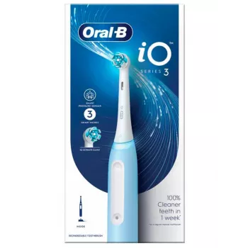 Oral-B IOSERIES3ICE elektriskā zobu birste Pieaugušajiem Rotējoši-oscilējoša zobu birste Zila