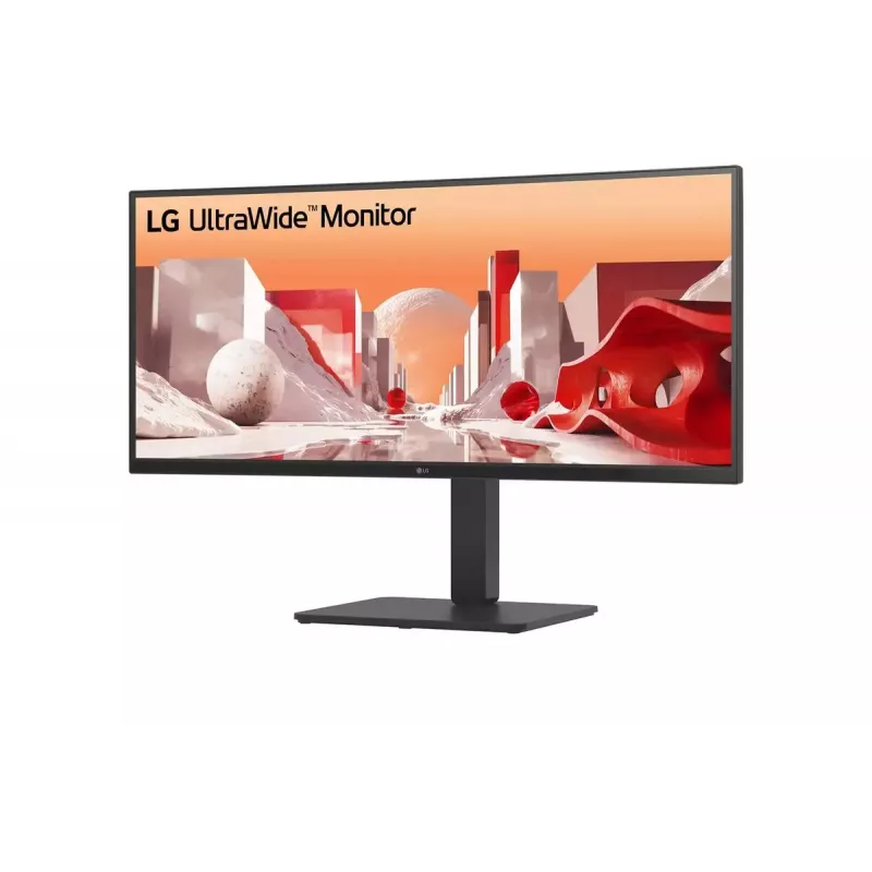 Monitors LG 34BA75QE-B 34 collu Wide Quad HD (3440 x 1440) IPS izliekts, 5 ms, USB-C, VESA, skaļruņi