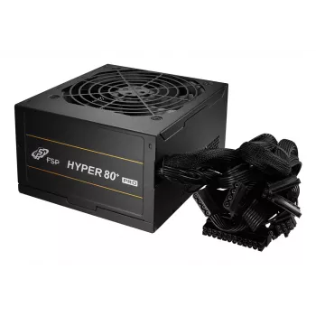 FSP HYPER 80+ PRO 450W barošanas bloks ATX ATX3.1 Melns, 450 W, 200 - 240 V, 50/60 Hz, 3 A, Aktīva, 85 W