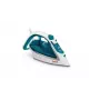 Tefal EasyGliss Plus FV5718 gludeklis Sausais un tvaika gludeklis Durilium zole 2400 W Tirkīzzils, Balts