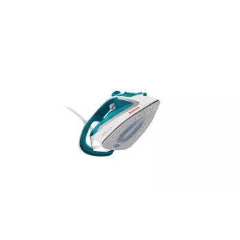 Tefal EasyGliss Plus FV5718 gludeklis Sausais un tvaika gludeklis Durilium zole 2400 W Tirkīzzils, Balts