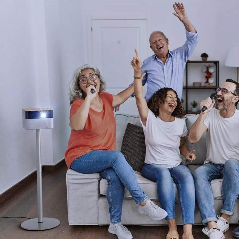 Epson ELPFS01 projekcijas statīvs grīdas statīvs sudrabains
