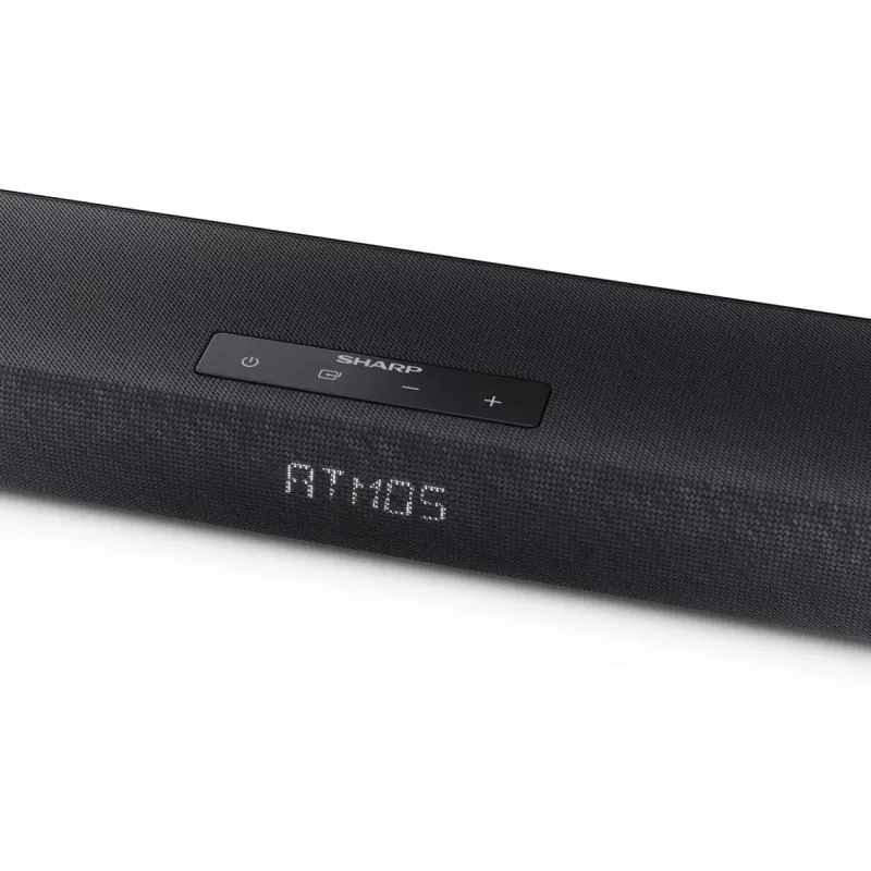 Soundbar Sharp HT-SBW320 2.1ch Ultra-plāns Dolby Atmos / DTS Virtual:X ar bezvadu zemfrekvences skaļruni