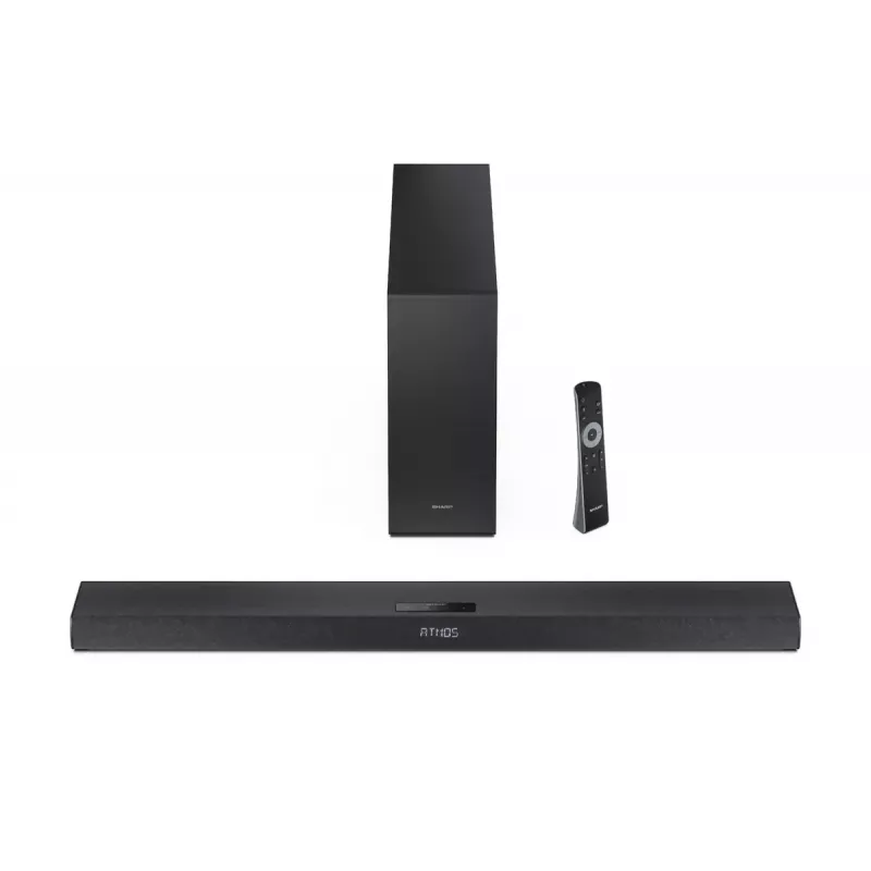 Soundbar Sharp HT-SBW320 2.1ch Ultra-plāns Dolby Atmos / DTS Virtual:X ar bezvadu zemfrekvences skaļruni