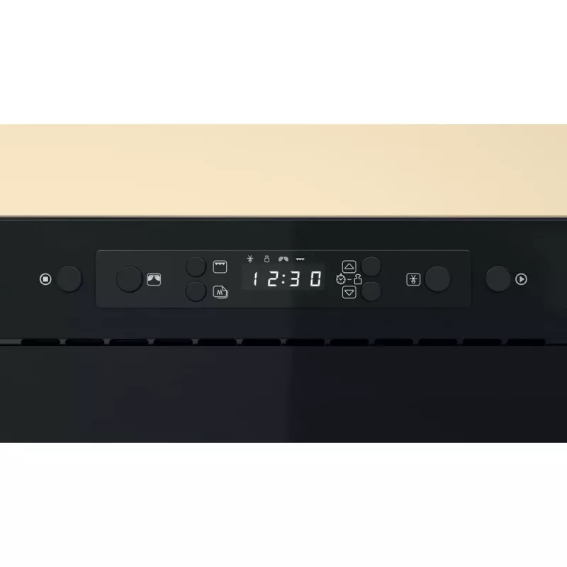 Iebūvējamā mikroviļņu krāsns Whirlpool MBNA920B, grils, 750 W, 22 L, melna, spiežamas durvis