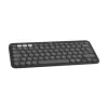 Logitech Pebble Keys 2 K380s tastatūra Universāla RF Bezvadu + Bluetooth QWERTY US International grafīta