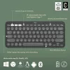Logitech Pebble Keys 2 K380s tastatūra Universāla RF Bezvadu + Bluetooth QWERTY US International grafīta