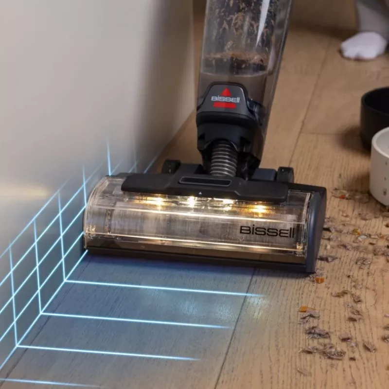 Bissell 4330N stieņa putekļsūcējs/elektriskā slota ar akumulatoru, sausā un mitrā tīrīšana, bez maisa, 0,44 L, melns