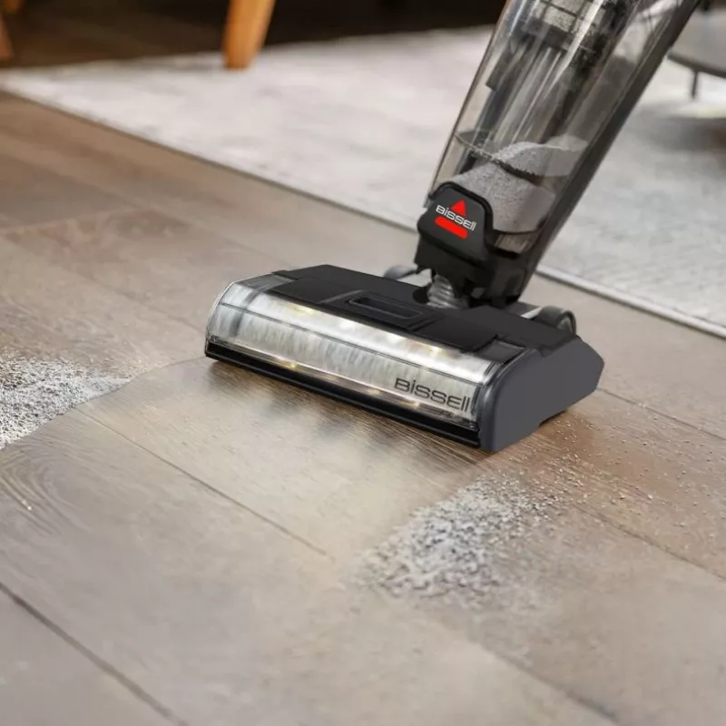 Bissell 4330N stieņa putekļsūcējs/elektriskā slota ar akumulatoru, sausā un mitrā tīrīšana, bez maisa, 0,44 L, melns