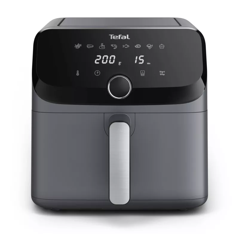 Tefal Easy Fry Mega EY855BE0 fritieris Vienvietīgs 7,5 L Brīvi stāvošs 2020 W Karstā gaisa fritieris Pelēks
