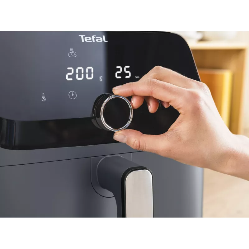 Tefal Easy Fry Mega EY855BE0 fritieris Vienvietīgs 7,5 L Brīvi stāvošs 2020 W Karstā gaisa fritieris Pelēks