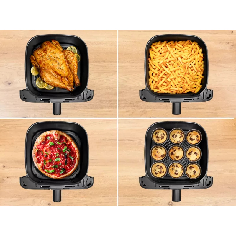 Tefal Easy Fry Mega EY855BE0 fritieris Vienvietīgs 7,5 L Brīvi stāvošs 2020 W Karstā gaisa fritieris Pelēks