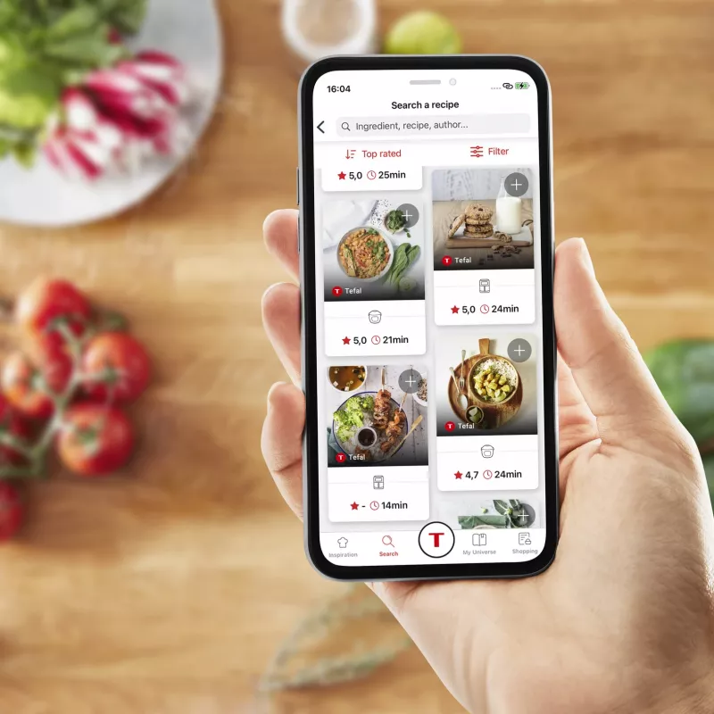 Tefal Easy Fry Mega EY855BE0 fritieris Vienvietīgs 7,5 L Brīvi stāvošs 2020 W Karstā gaisa fritieris Pelēks